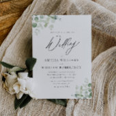 Hochzeit von Eukalyptus Einladung