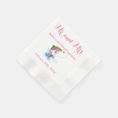 Hochzeit von Fischereiforellen Serviette (Ecke)