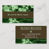 Hochzeit von Floristenkarten Visitenkarte (Vorne/Hinten)