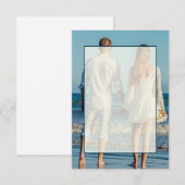 Hochzeit von Fotos mit unbegrenztem Budget Einladung (Vorne/Hinten)