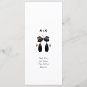 Hochzeit von Gay Marriage Cool Cat Grooms Programm (Rückseite)