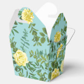 Hochzeit von Gelb und Aqua Vintager Frühling Geschenkschachtel (Geöffnet)