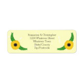 Hochzeit von gelbfarbenen Sonnenblumen (Vorne)