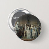 Hochzeit von George Washington Button (Vorne & Hinten)