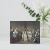 Hochzeit von George Washington Postcard Postkarte (Stehend Vorderseite)