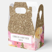 Hochzeit von Glitzer Watercolor Geschenkschachtel (Geöffnet)