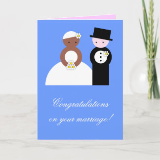 Hochzeit von Glückwünschen Karte
