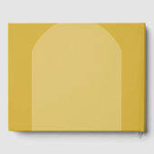 Hochzeit von Gold Arch Gästebuch (Rückseite)