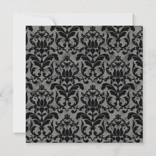 Hochzeit von Gold Art Deco Schwarz und Weiß Typogr Einladung (Rückseite)