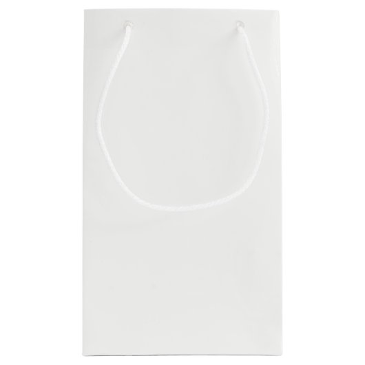 Hochzeit von Gold Glitzer Heart and Stars Kleine Geschenktüte (Rückseite)