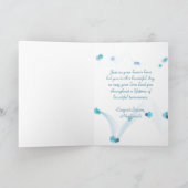 Hochzeit von Gold Herz und Spitze Karte (Innenseite)