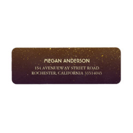 Hochzeit von Gold und Plum Vintage