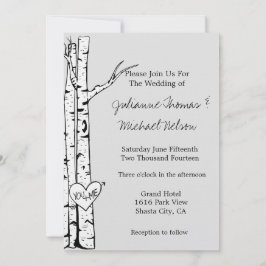 Hochzeit von Graubäumen Einladung