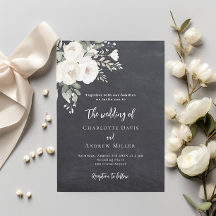 Hochzeit von Graurosen Einladung