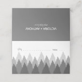 Hochzeit von Grauwald Platzkarte (Außenseite Aufgefaltet)