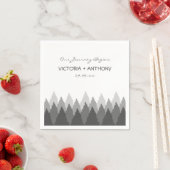 Hochzeit von Grauwald Serviette (Beispiel)