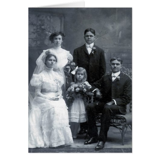 Hochzeit von Großeltern (Vorne)