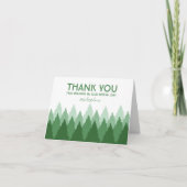 Hochzeit von Grünwald Dankeskarte (Vorderseite)