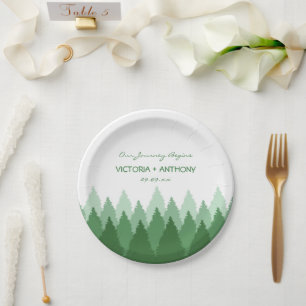 Hochzeit von Grünwald Pappteller