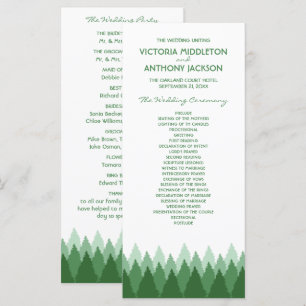 Hochzeit von Grünwald Programm