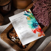 Hochzeit von hellen Wasserfarben Einladung