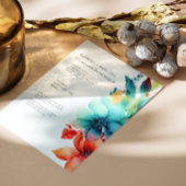 Hochzeit von hellen Wasserfarben Einladung