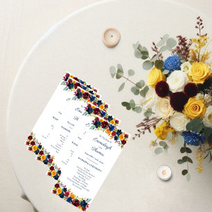 Hochzeit von hellen Wasserfarben Programm