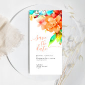Hochzeit von hellen Wasserfarben Save The Date
