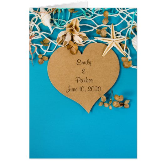 Hochzeit von Herz und Seestern (Vorne)