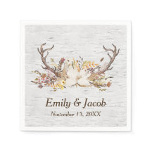 Hochzeit von Hirschantlern auf Birch