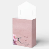 Hochzeit von Hummingvogel und Hibiskus | Pink Geschenkschachtel (Geöffnet)