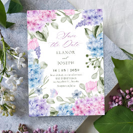 Hochzeit von Hydrangea Save The Date
