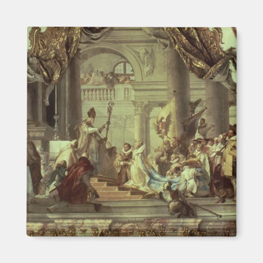 Hochzeit von Kaiser Frederick Barbarossa Magnet (Vorne)