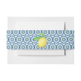 Hochzeit von Lemon Einladungsbanderole