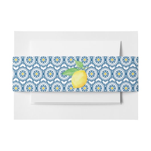 Hochzeit von Lemon Einladungsbanderole (Vorderseite Beispiel)