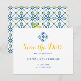 Hochzeit von Lemon Save The Date