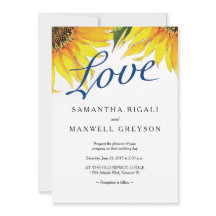 Hochzeit von Liebe Navy Blue & Sunflower