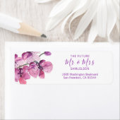 Hochzeit von Lila Orchideen mit Aquarellblumen (Insitu)