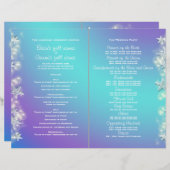 Hochzeit von lila Seestern (Vorne/Hinten)