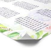 Hochzeit von Lilac und Peony Poster (Ecke)