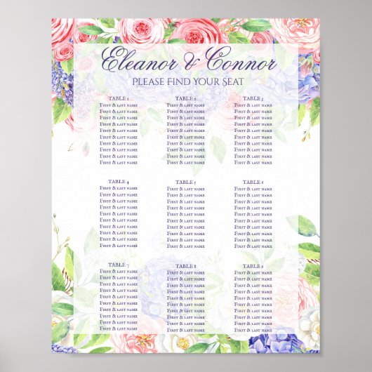 Hochzeit von Lilac und Peony Poster (Vorne)
