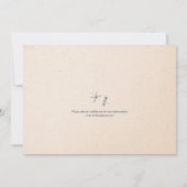 Hochzeit von Lily- und Libellen Einladung (Rückseite)