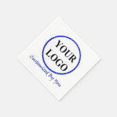 Hochzeit von Logos Serviette (Ecke)