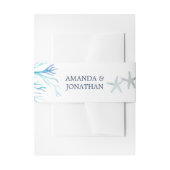 Hochzeit von Meeresalgen Einladungsbanderole (Vorderseite Beispiel)