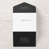 Hochzeit von Minimalistischem Foto All-in-One-Einladung (Außenseite)