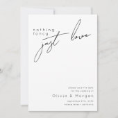 Hochzeit von Minimalistischem Foto Save The Date (Vorderseite)
