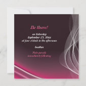 Hochzeit von Motorradfahrern Einladung (Rückseite)