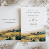 Hochzeit von Napa Sonoma Einladung