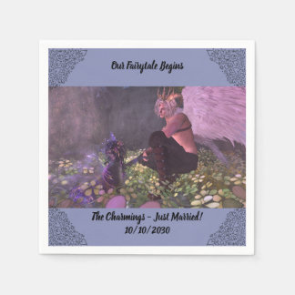Hochzeit von Napkins im Fairytale Fantasy Theme Serviette