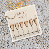Hochzeit von Napkins-Reihe von rosa Champagnerbril Serviette